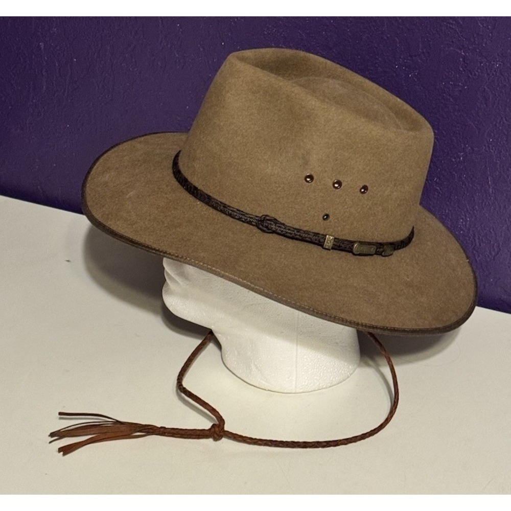 Akubra Cattleman Pure Fur Felt Hat Size CM 57 Australia
